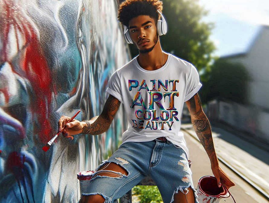 Paint Words T-shirt