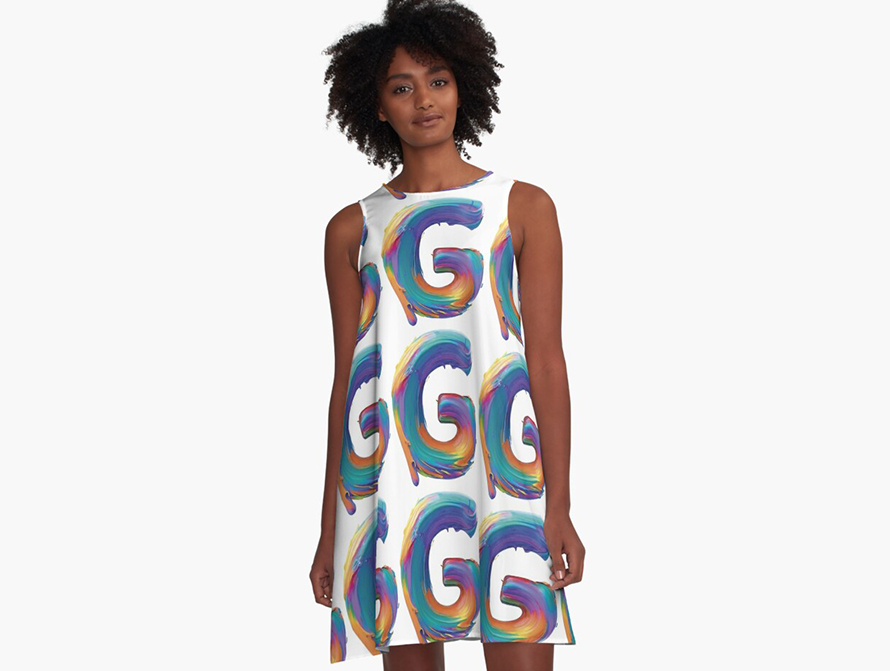 Paint Letter DRESS