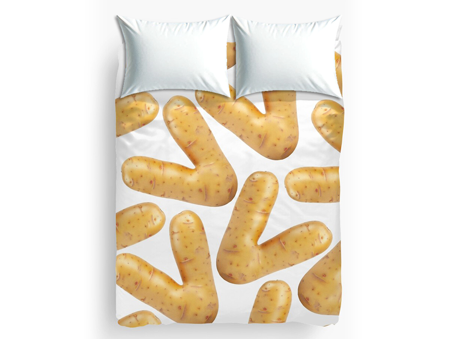 Potato Duvet Cover