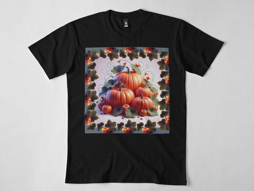 Pumpkin Pattern T-Shirt