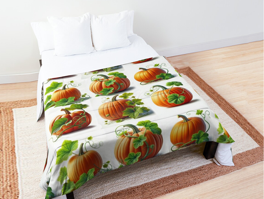 Pumpkin Pattern Comforter