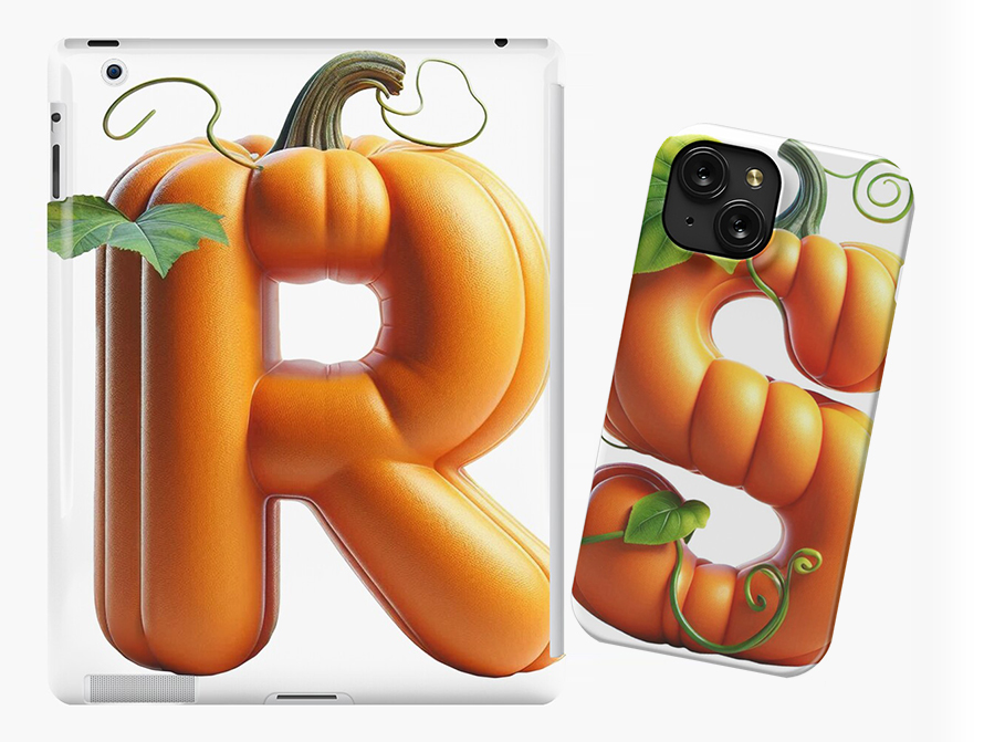 Pumpkin Letters Tech Covers