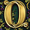 Ornate type letter Q