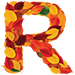 Fall letter R