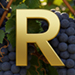 Vineyard type letter R