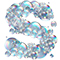 Letter S in Bubbles type design