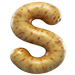 Potato type letter S