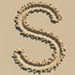 Sand type letter S