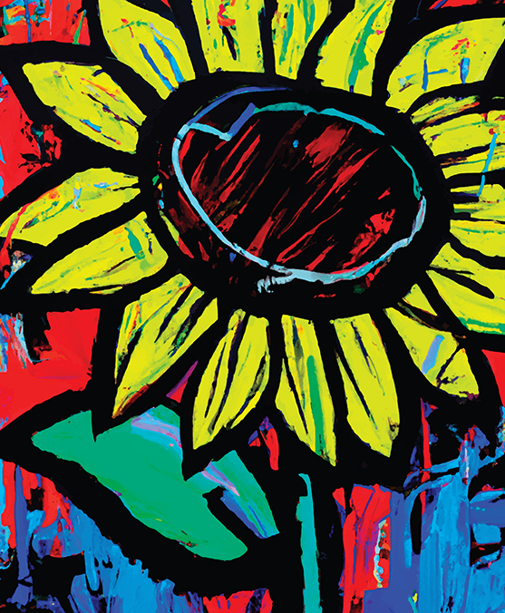 SUNFLOWER ART PATTERN