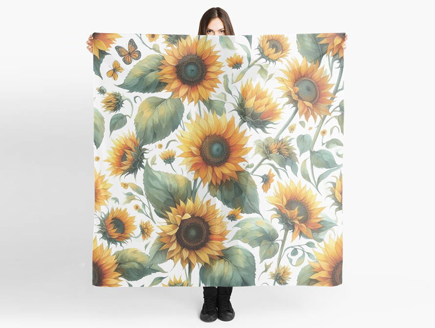 Sunflower Scarf