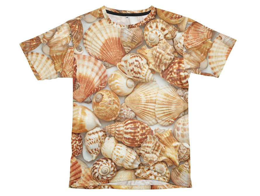 Shells allover print t-shirt