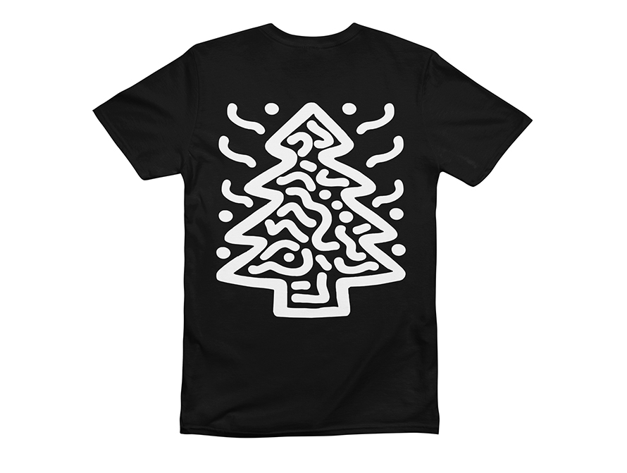 Squiggle Christmas t-shirt