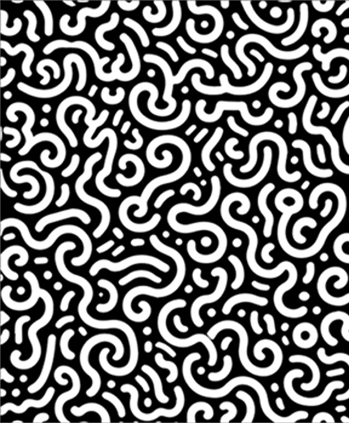 SQUIGGLE ALLOVER PATTERN