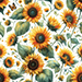 Sunflower Overall Pattern