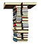 BOOKS letter T design