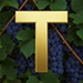 Vineyard type letter T