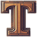 Wood type letter T