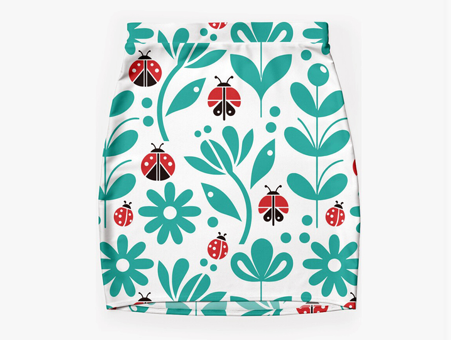 Ladybug Mini Skirt