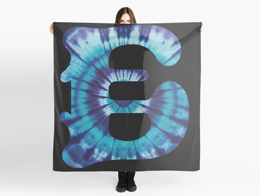 TIE-DYE SCARF