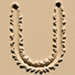 Sand type letter U