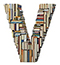 BOOKS letter V design