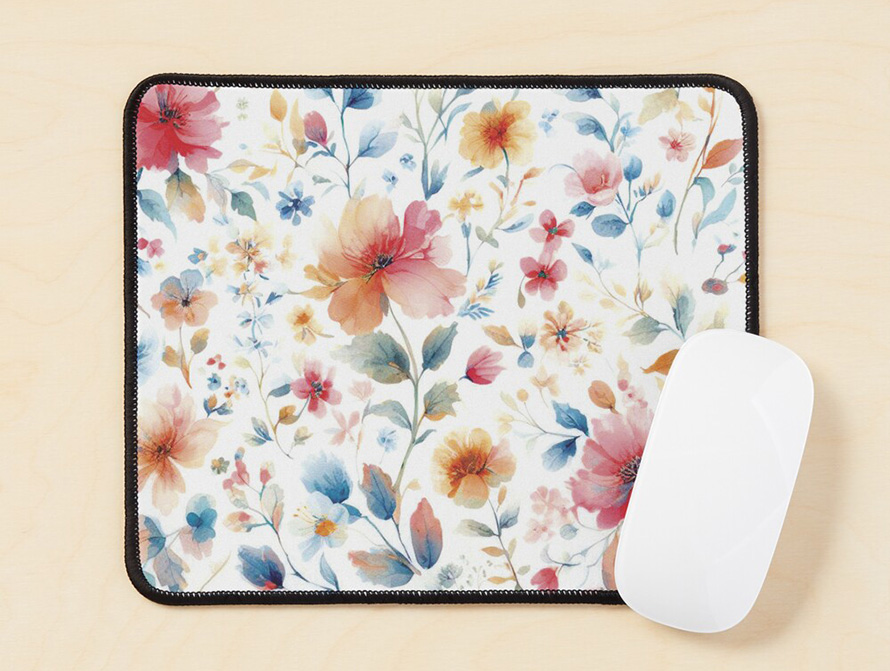 Watercolor mousepad