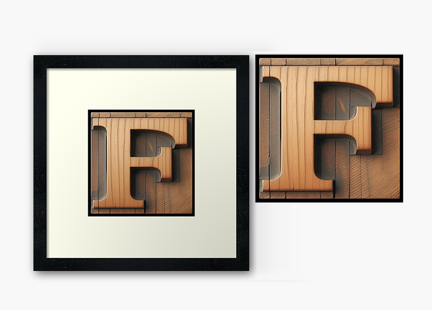 Wood Letter Wall Art