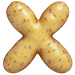 Potato type letter X