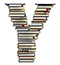 BOOKS letter Y design