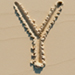 Sand type letter Y