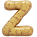 Potato type letter Z