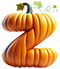 Pumpkins type letter Z