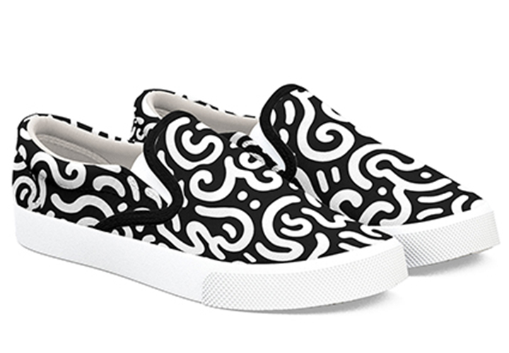 Squiggle shoes