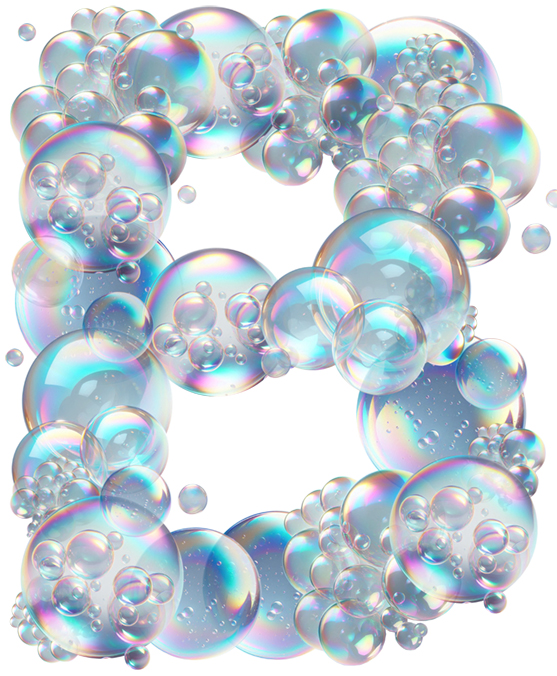 BUBBLES ALL LETTERS
