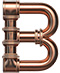 Pipes type letter B