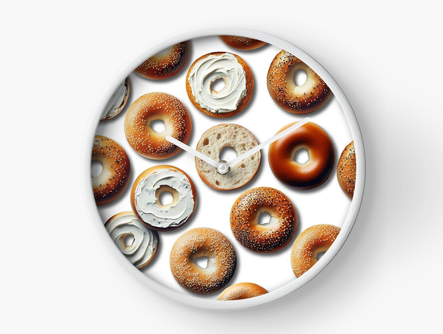 Bagel Clock