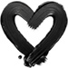 BLACKPAINT heart design