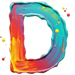 Paint type letter D