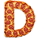 Pizza type letter D