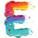 Paint type letter E