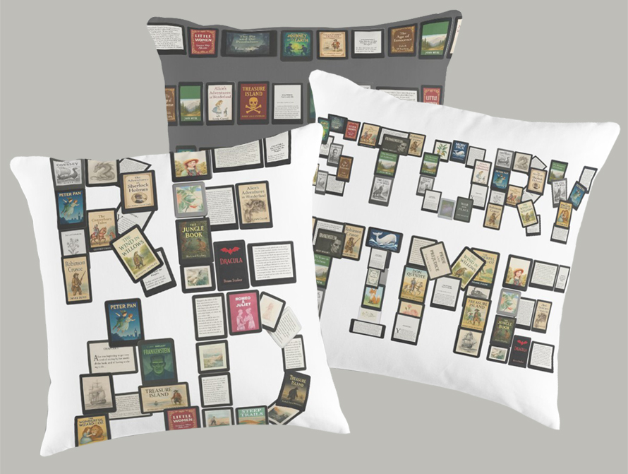Ebooks Throw Pillows