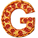 Pizza type letter G