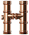 Pipes type letter H