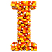 Candy Corn letter I