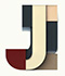 Modern type letter J