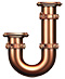 Pipes type letter J