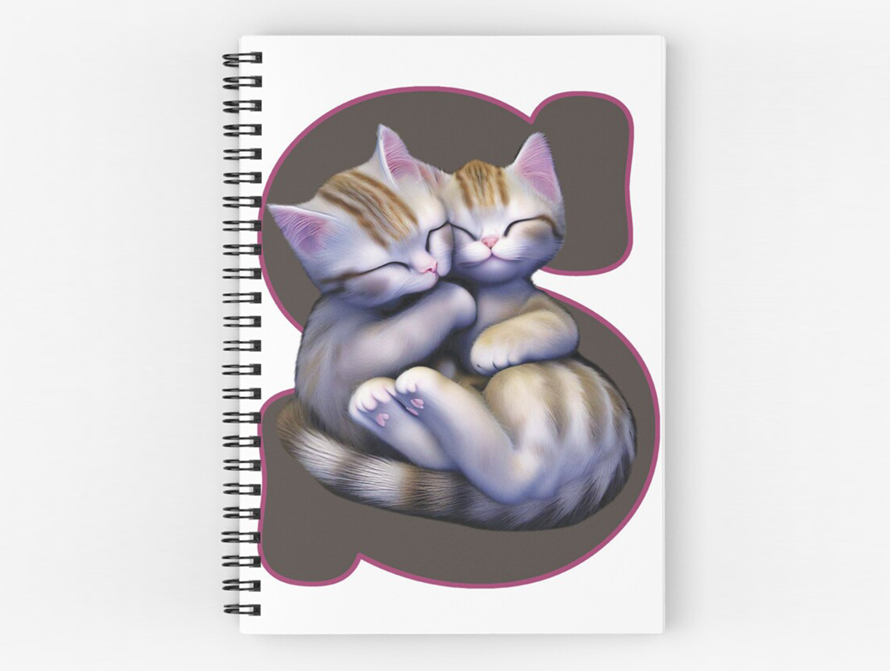 Kittens letter notebook