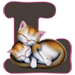 Kittens letter L