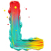 Paint type letter L