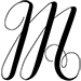 Script letter M